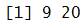 Quartiles for dataset Scores_A: 0% 12, 25% 16, 50% 17.5, 75% 18.75, 100% 20