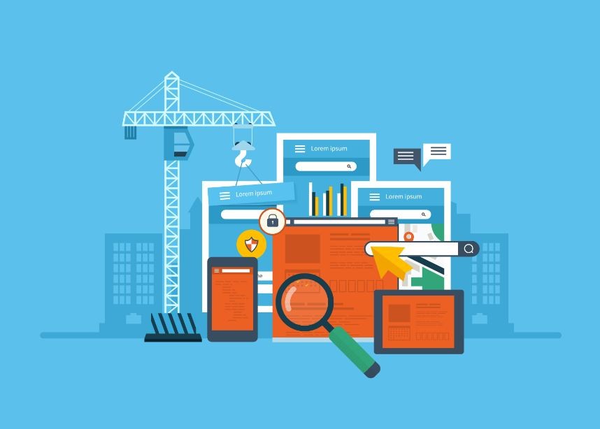A construction crane building a new structure, representing other derived variables