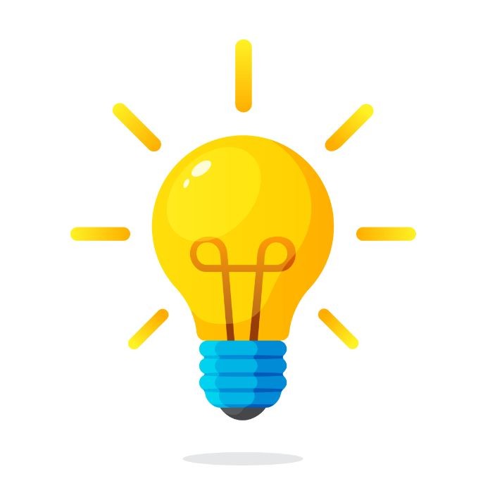 A lightbulb representing the foundational concepts of inference