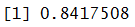 Grid Search accuracy output: [1] 0.8417508