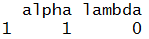 lasso_gridsearch$bestTune output