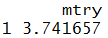 RF_gridsearch$bestTune output