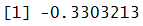 skewness(BosData1$ln_Price) output
