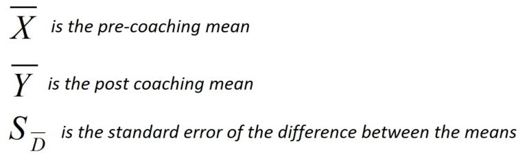 Two step formula for the standard error of the difference between dependent sample means
